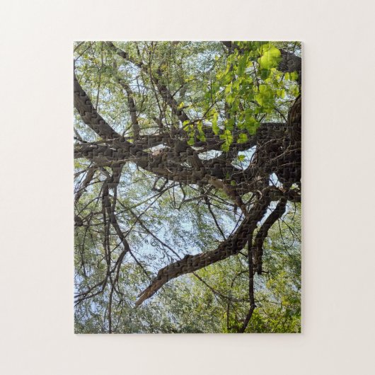 Drehungen und verschlungener Wildbaum Puzzle (Vertikal)