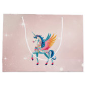 Drehunicorn Große Geschenktüte (Rückseite)