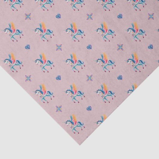 Drehunicorn Seidenpapier (Ausschnitt)