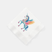 Drehunicorn Serviette (Ecke)