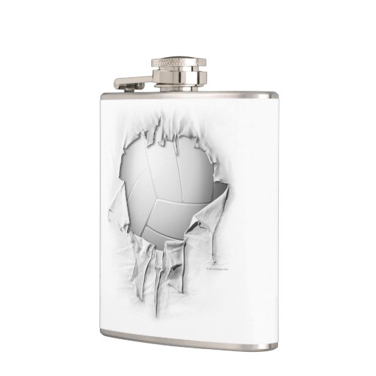 Drehvolleyball-Flasche Flachmann (Links)