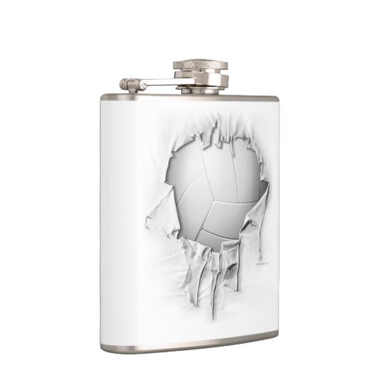 Drehvolleyball-Flasche Flachmann (Rechts)