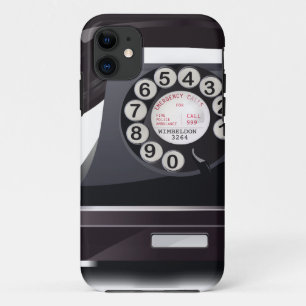 Drehwählscheibentelefon iPhone 11 Hülle