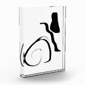 Drehzyklus: Abstrakt Schwarz/Weiß Fotoblock (Links)