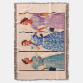 drei 1953 Kleider - Vintage Kleidung Decke (Vorderseite Vertikal)