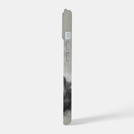 Drei 3 Wölfe heulen am Mond Tierart iPhone 15 Hülle (Linke Seite)