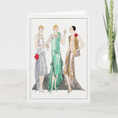 Drei Abend Kleider mit Spitze von Racine Karte (Vorderseite)