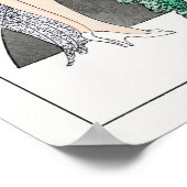 Drei Abend Kleider mit Spitze von Racine Poster (Ecke)