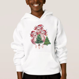 drei Achsen mit Weihnachtsmannmützen Hoodie