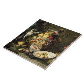 Drei Affen, die Frucht (Öl, stehlen auf Leinwand) Fliese (Seite)