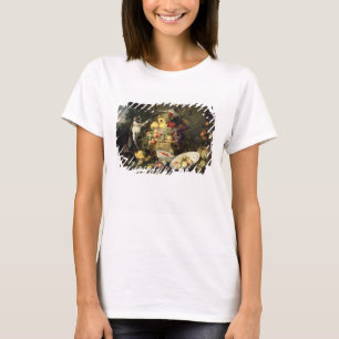 Drei Affen, die Frucht (Öl, stehlen auf Leinwand) T-Shirt