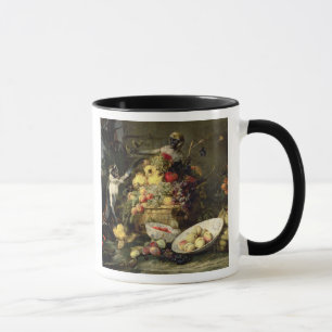 Drei Affen, die Frucht (Öl, stehlen auf Leinwand) Tasse