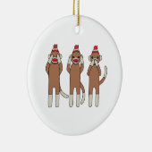 Drei Affen Keramikornament (Rechts)