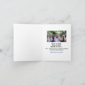 Drei Affen plus noch eins Karte (Innenseite)