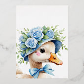 Drei Alberne Gänse Junge 3. Geburtstag Einladung (Rückseite)