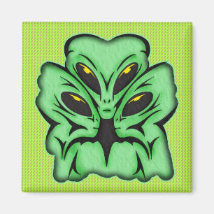 Drei alien-Eindringlinge Magnet