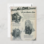 Drei aller Star-Kameras Postkarte (Vorne/Hinten)