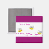 drei Aloha-Bienen Magnet (Vorderseite/Rückseite)