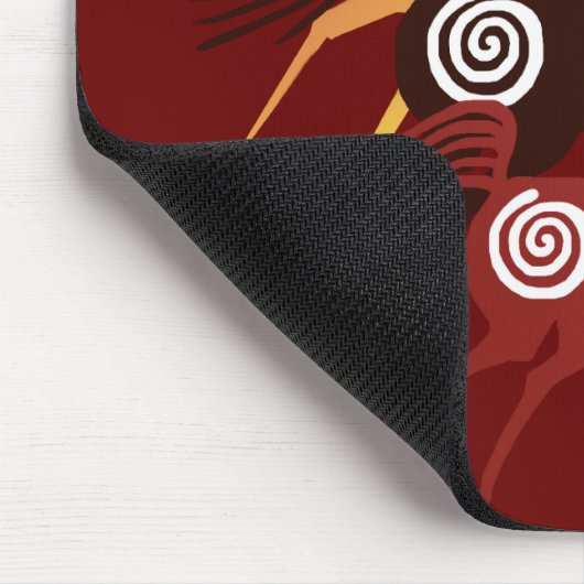 Drei alte Pferde Mousepad (Ecke)