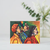 Drei amerikanische Frauen Postkarte (Stehend Vorderseite)