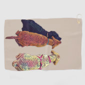 Drei amigos Golfhandtuch (Horizontal)