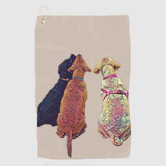 Drei amigos Golfhandtuch