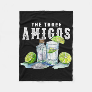 Drei Amigos Limones Salz Tequila Funny Cinco De Fleecedecke