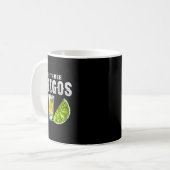 Drei Amigos Limones Salz Tequila Funny Cinco De Kaffeetasse (Vorderseite Links)