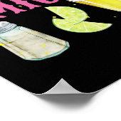 Drei Amigos Limones Salz Tequila Funny Cinco De Poster (Ecke)
