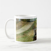 Drei Amish-Buggyen Kaffeetasse (Links)