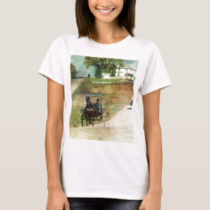 Drei Amish-Buggyen T-Shirt