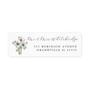 Drei Anemonen und religiös Christliches Cross-reli