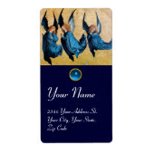 DREI ANGELN IN BLAU, Saphir (Vorne)