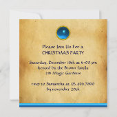 DREI ANGELN IN BLAU, Saphir Einladung (Rückseite)