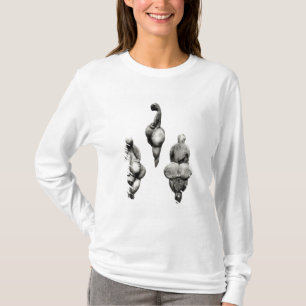 Drei Ansichten einer "Venus" Statuette T-Shirt