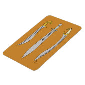 Drei antike griechische Schwerter Magnet (Linke Seite)