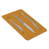 Drei antike griechische Schwerter Magnet (Rechte Seite)