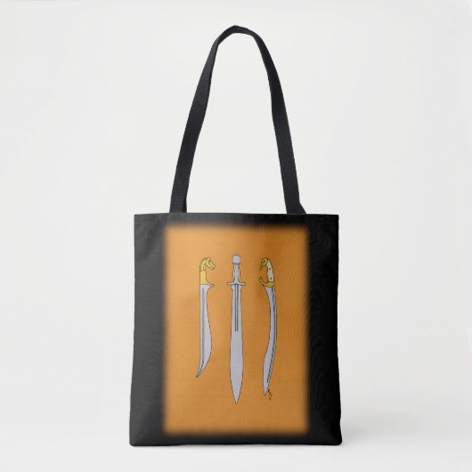Drei antike griechische Schwerter Tasche (Vorderseite)