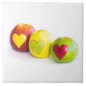 Drei Äpfel Fliese (Vorderseite)