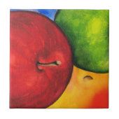 Drei Äpfel Fliese (Vorderseite)