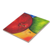 Drei Äpfel Fliese (Seite)