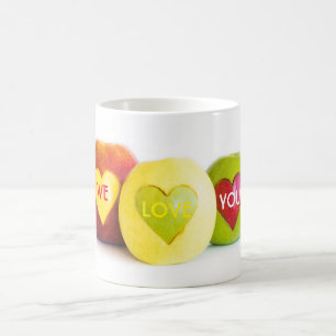 Drei Äpfel Kaffeetasse