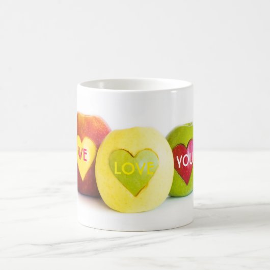 Drei Äpfel Kaffeetasse (Mittel)