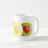 Drei Äpfel Kaffeetasse (VorderseiteRechts)