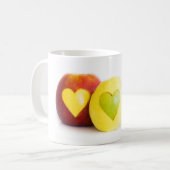Drei Äpfel Kaffeetasse (Vorderseite Links)