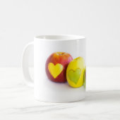 Drei Äpfel Kaffeetasse (Vorderseite Links)
