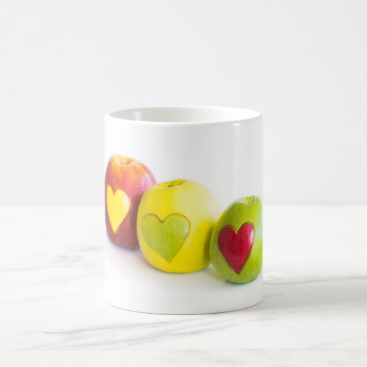 Drei Äpfel Kaffeetasse (Mittel)