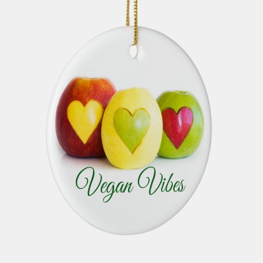 Drei Äpfel Keramik Ornament (Rechts)