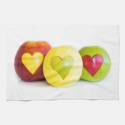Drei Äpfel Küchentuch (Horizontal)