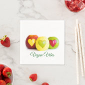 Drei Äpfel Serviette (Beispiel)